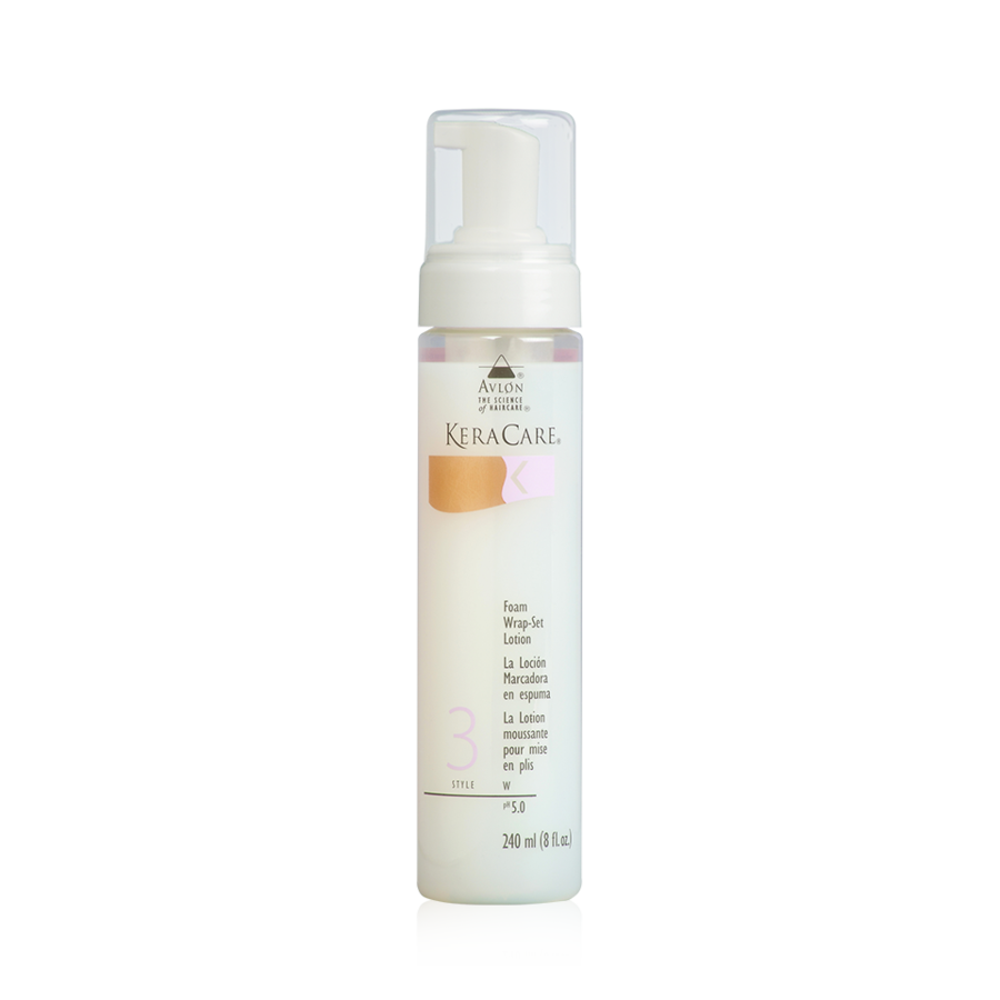 KeraCare Foam Wrap-Set Lotion