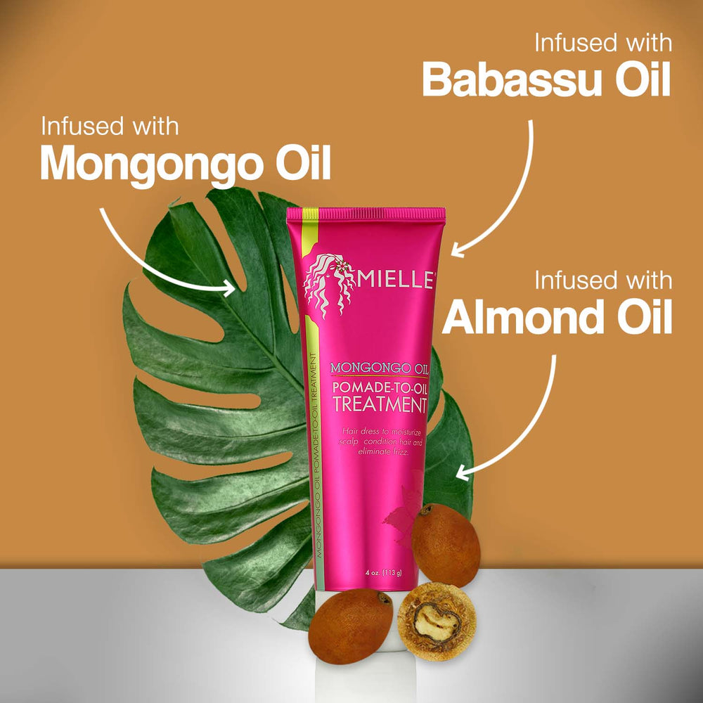 Mielle Mongongo Oil Pomade-to-Oil Treatment 4oz