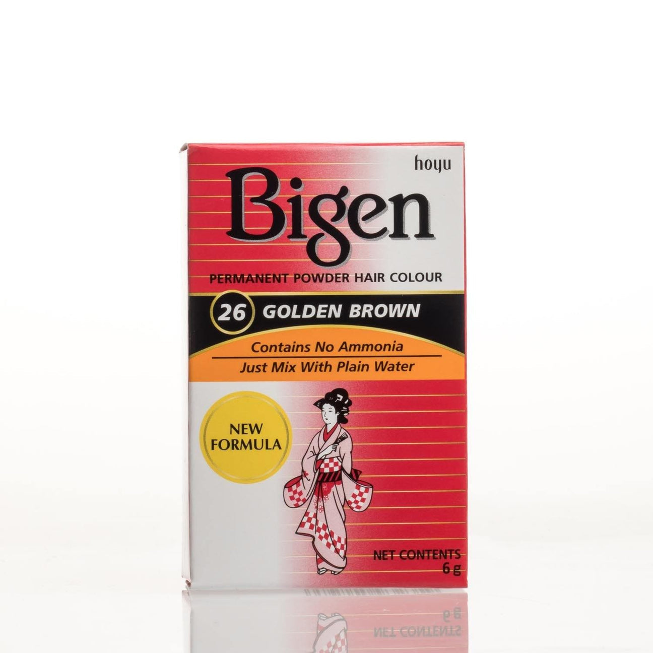 Bigen Permanent Hair Colour Powder No.26 Golden Brown 6g