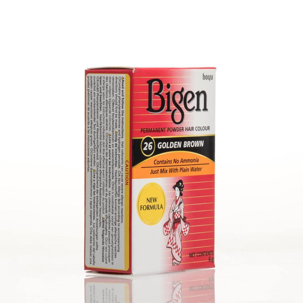 Bigen Permanent Hair Colour Powder No.26 Golden Brown 6g