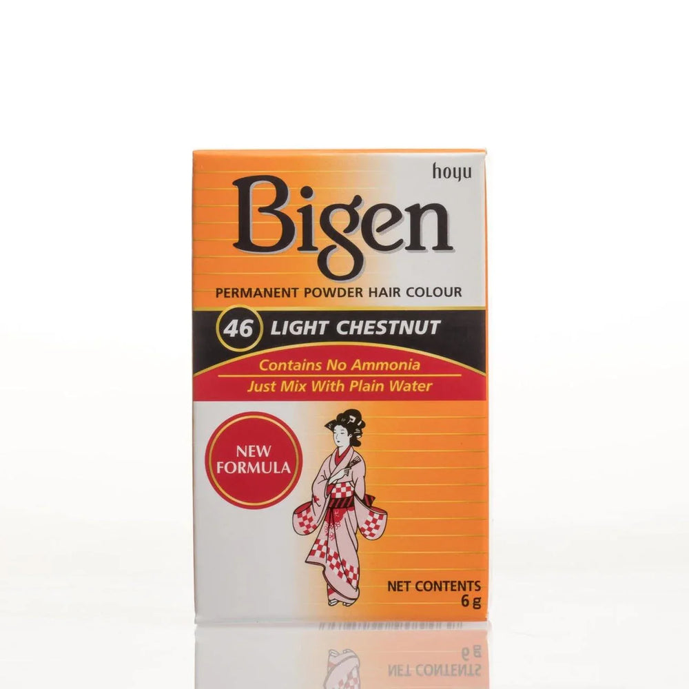 Bigen Permanent Hair Colour Powder No.46 Light Chestnut