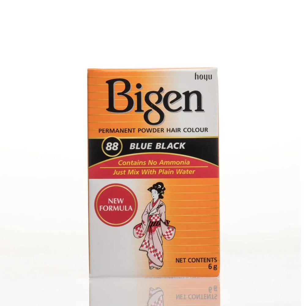 Bigen Permanent Hair Colour Powder No.88 Blue Black