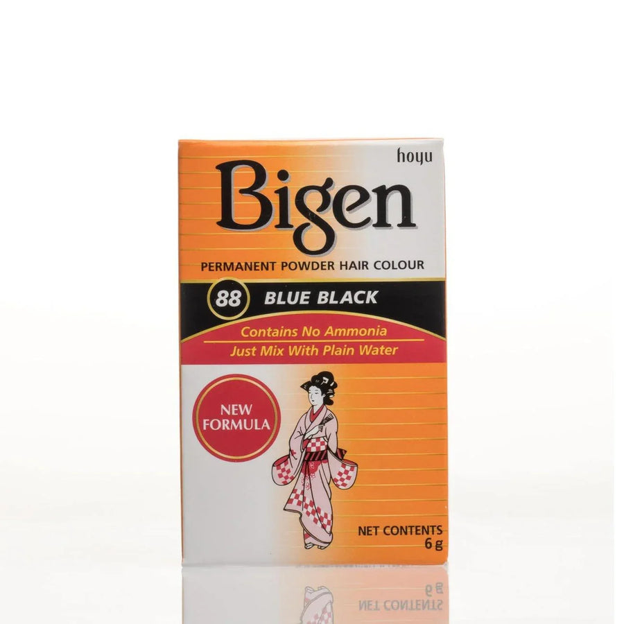 Bigen Permanent Hair Colour Powder No.88 Blue Black