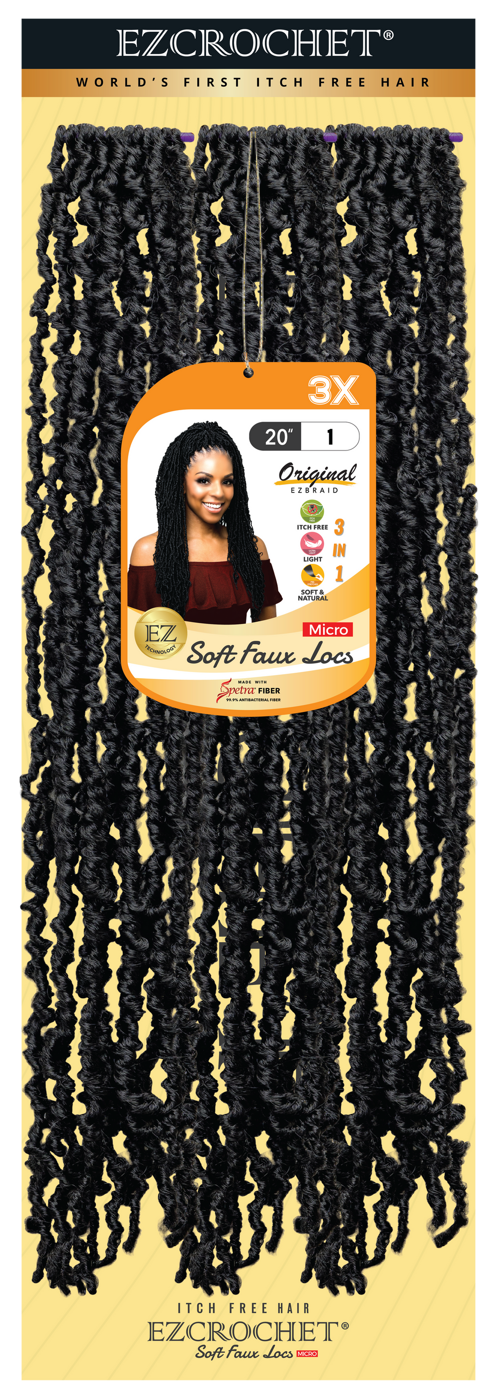 EZCROCHET Soft Faux Locs Micro 26"-3X