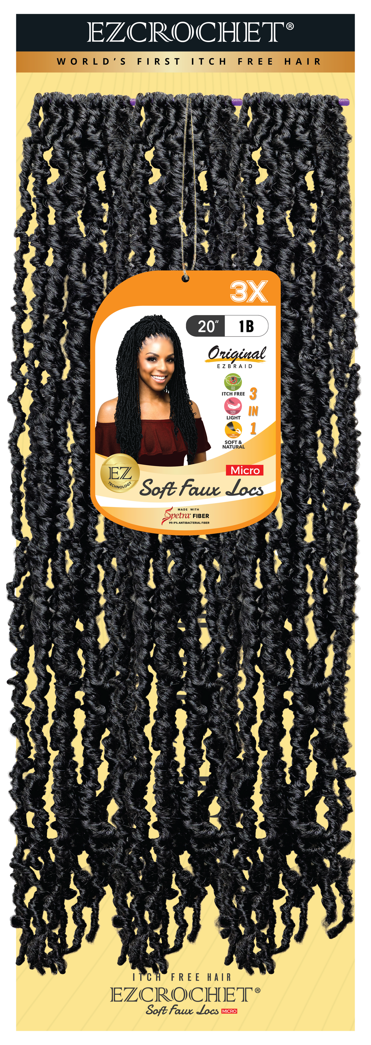 EZCROCHET Soft Faux Locs Micro 26"-3X