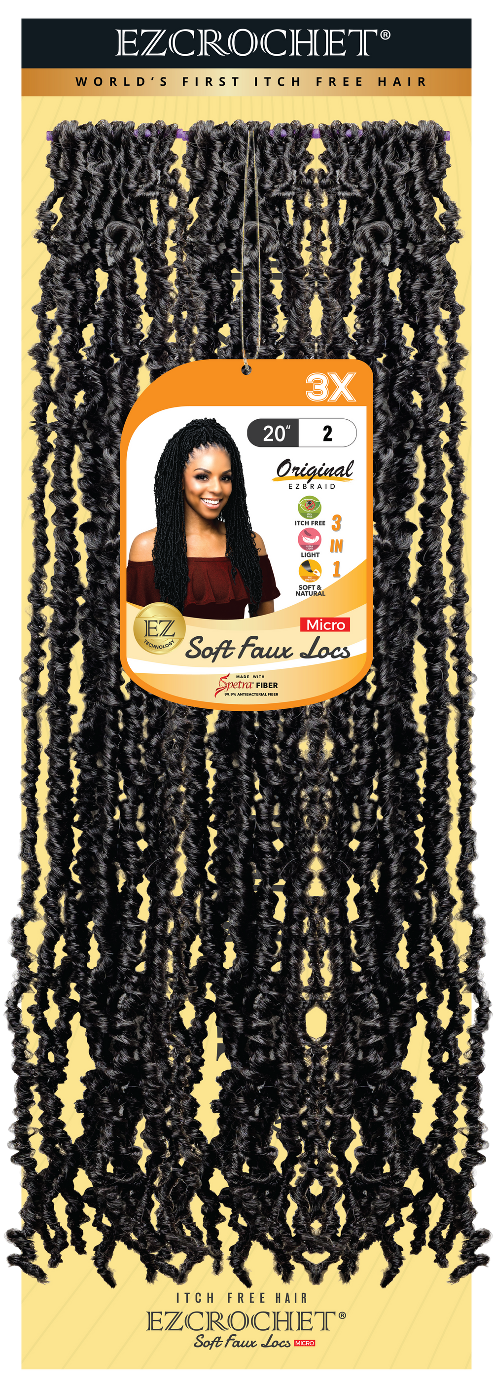 EZCROCHET Soft Faux Locs Micro 26"-3X