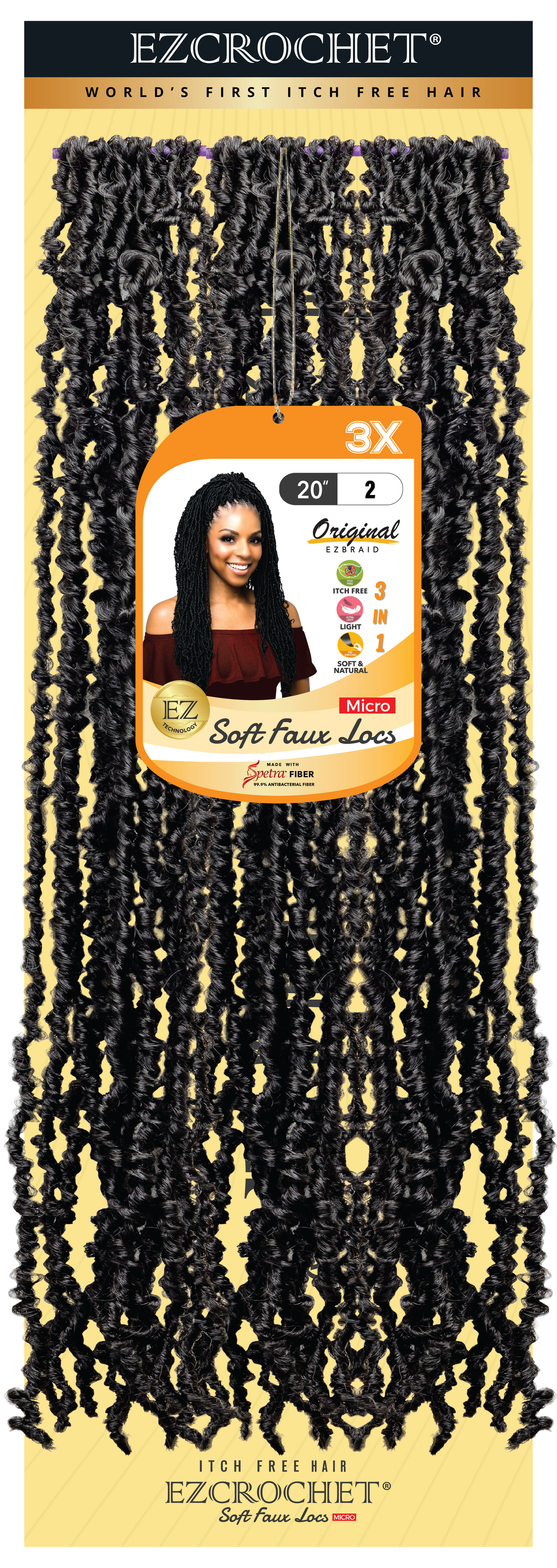 EZCROCHET Soft Faux Locs Micro 26"-3X