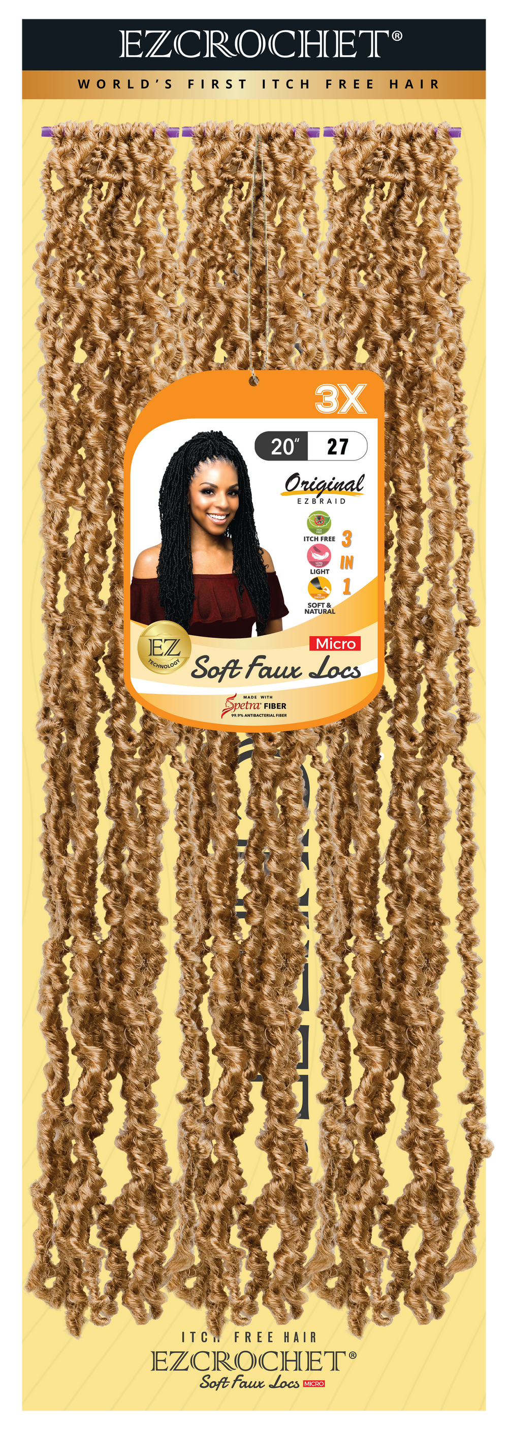 EZCROCHET Soft Faux Locs Micro 26"-3X