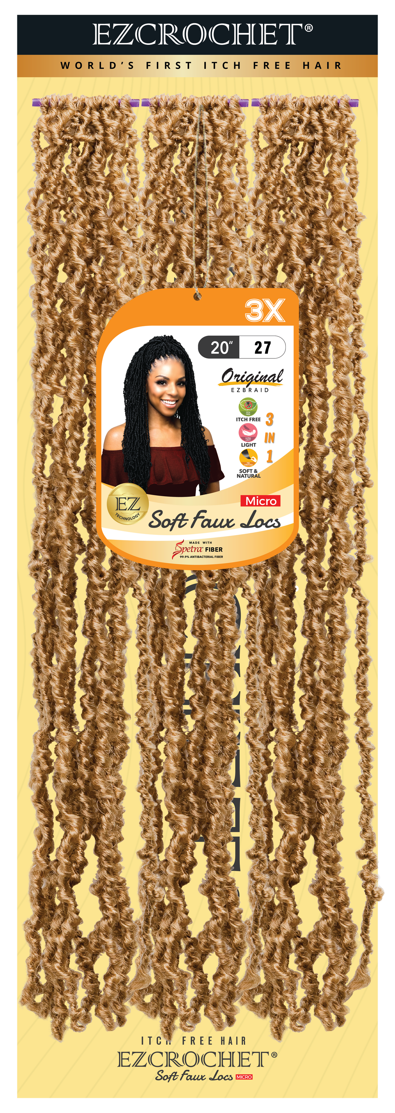 EZCROCHET Soft Faux Locs Micro 26"-3X