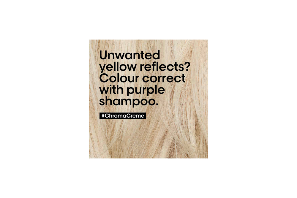 L’Oréal Professionnel Chroma Crème Neutralizing Shampoo for Blondes to Platinum Blondes