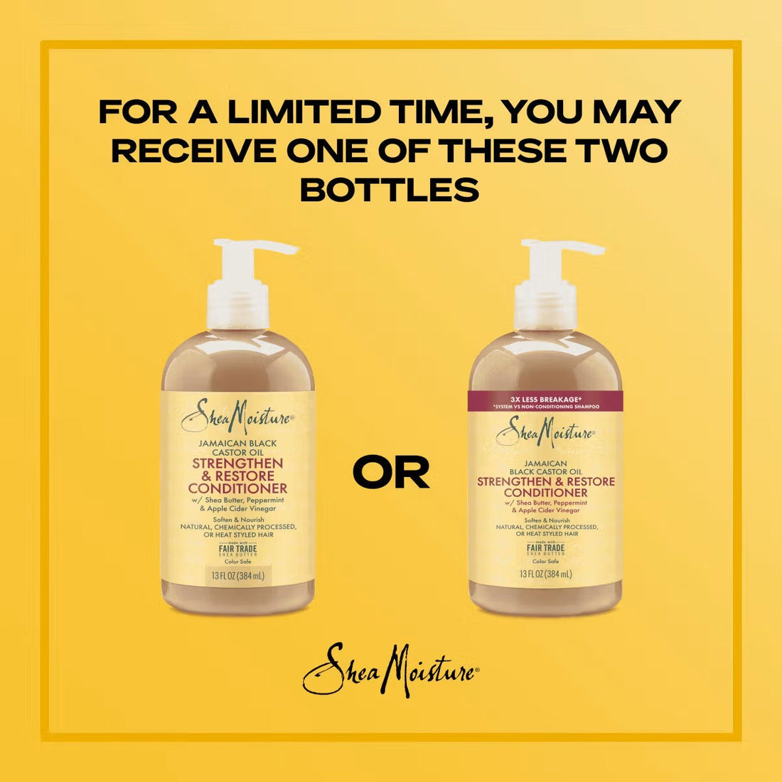 Shea Moisture Jamaican Black Castor Oil Rinse Out Conditioner