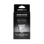 BABYLISS PRO SUPER MOTOR CORDLESS TRIMMER REPLACEMENT 40MM T-BLADE SILVER