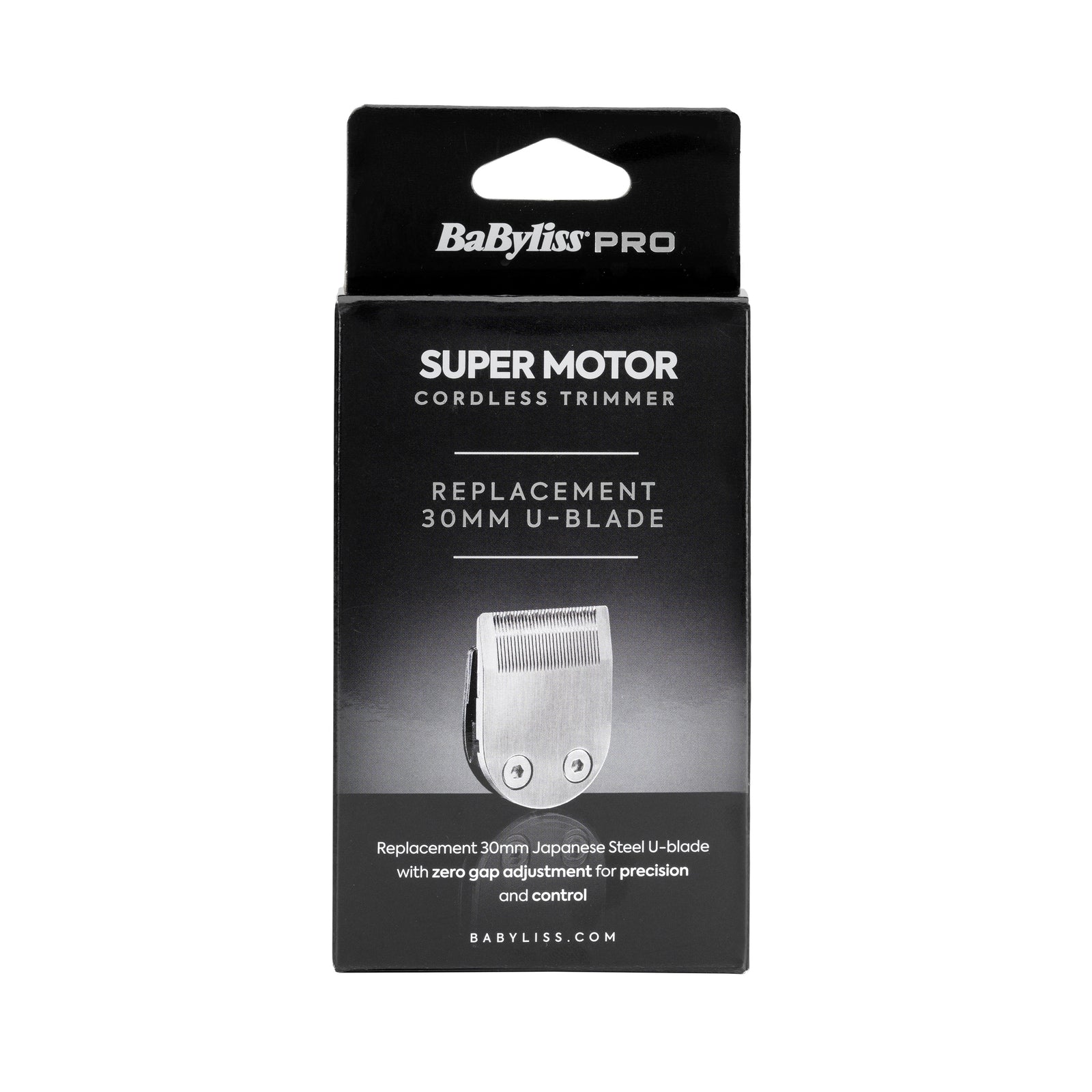 BABYLISS PRO SUPER MOTOR CORDLESS TRIMMER REPLACEMENT 30MM U- BLADE SILVER
