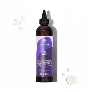 As I Am Rice Water Micellar Shampoo for Gentle Cleansing & Strength  237ml/80z