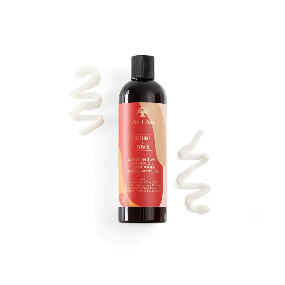 As I Am Restore & Repair Jamaican Black Castor Oil Conditioner for Strength & Repair  355ml/12oz