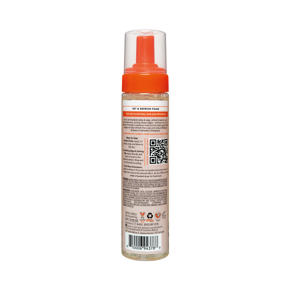 Cantu Protective Styles Set & Refresh Foam 237ml/8oz