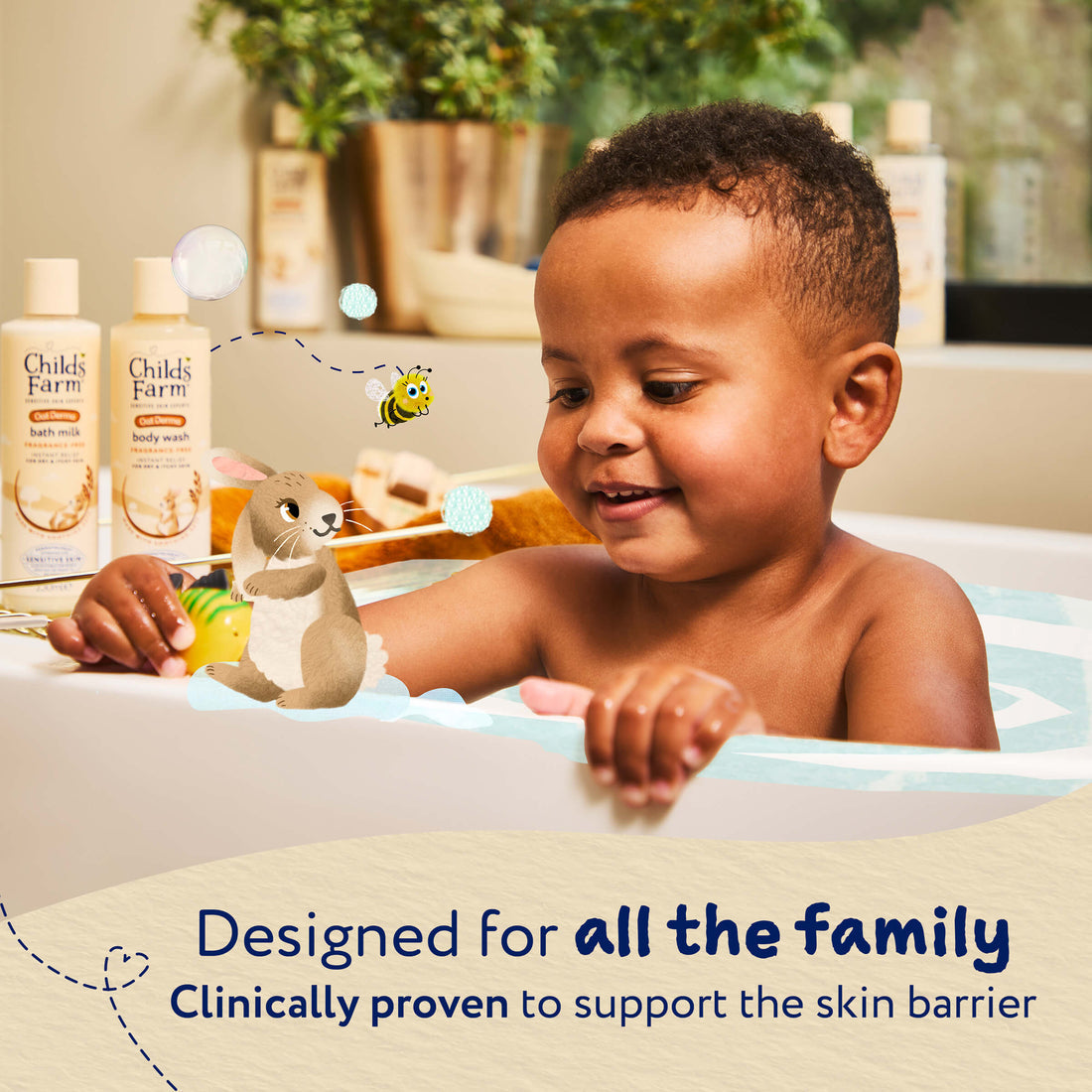 Childs Farm Sensitive Skin Experts Oat Derma Fragrance Free Body Milk 250ml
