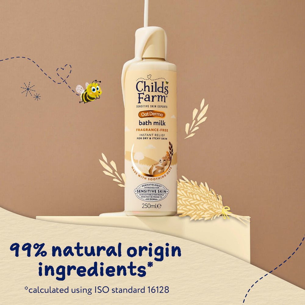 Childs Farm Sensitive Skin Experts Oat Derma Fragrance Free Body Milk 250ml