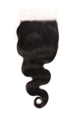 Dressmaker 100% Unprocessed Virgin Remy HD Luxury Lace Closure Body Wave 5X5 Free Part