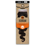 Dressmaker 100% Unprocessed Virgin Remy HD Luxury Lace Closure Body Wave 5X5 Free Part