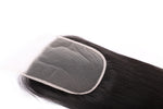 Dressmaker 100% Unprocessed Virgin Remy HD Luxury Lace Closure Straight 5X5 Free Part