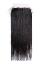 Dressmaker 100% Unprocessed Virgin Remy HD Luxury Lace Closure Straight 5X5 Free Part