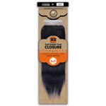 Dressmaker 100% Unprocessed Virgin Remy HD Luxury Lace Closure Straight 5X5 Free Part