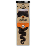 Dressmaker 100% Unprocessed Virgin Remy HD Luxury Lace Closure Body Wave 6X6 Free Part
