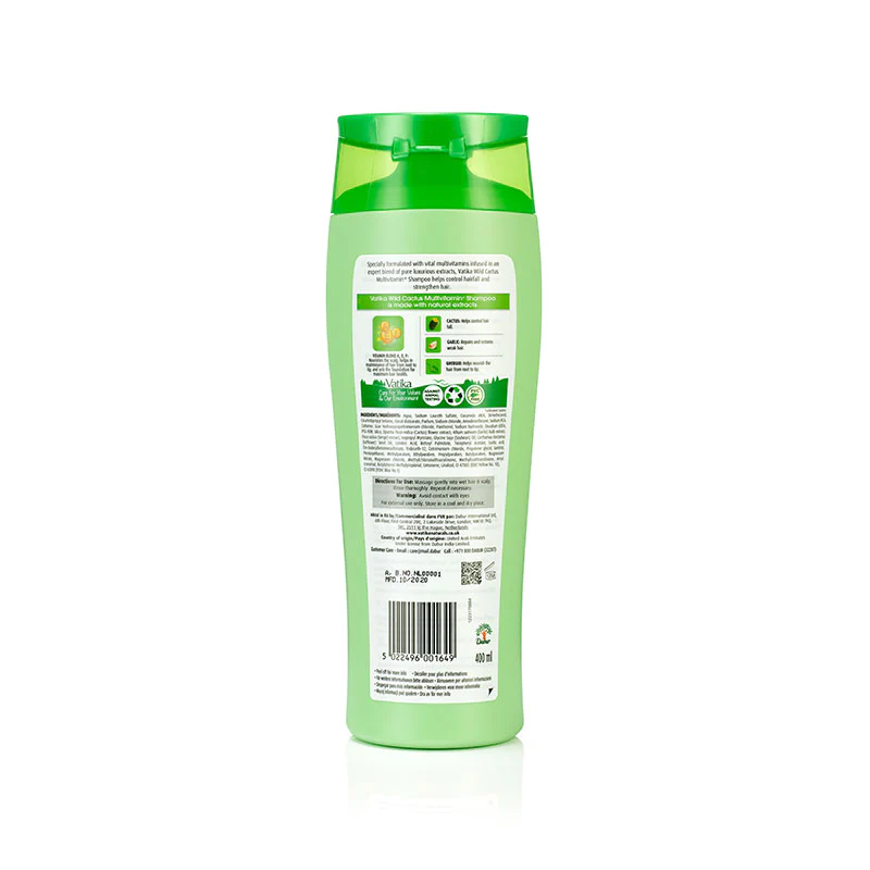 Vatika Naturals Cactus Multi Vitamin+Shampoo 400ml