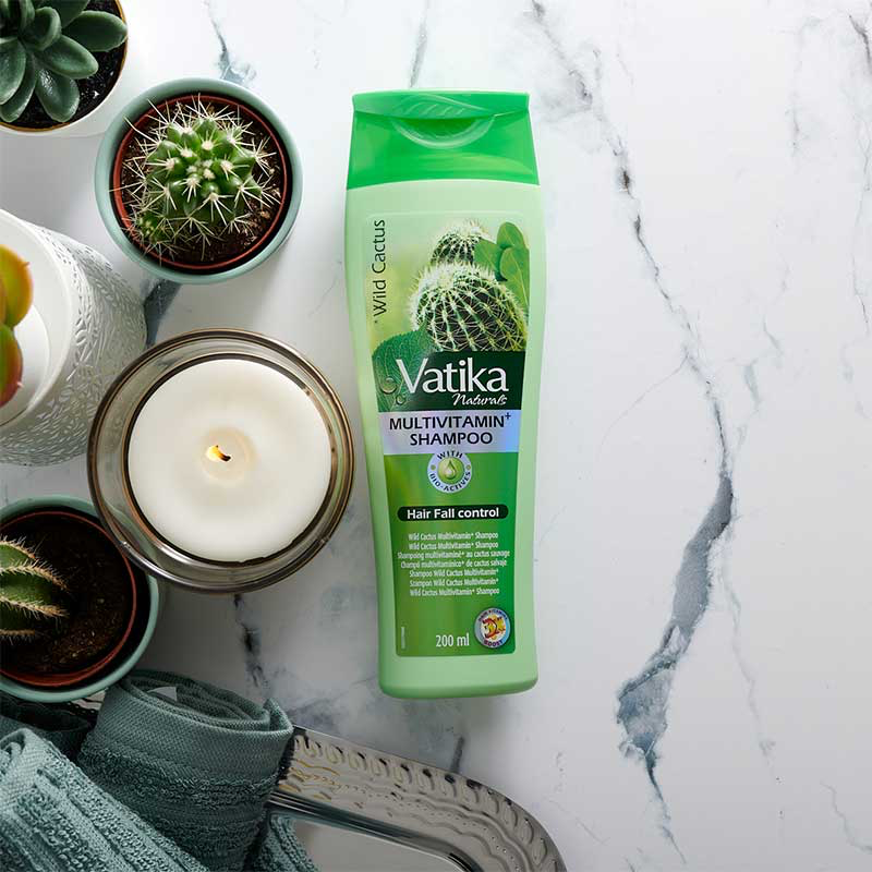 Vatika Naturals Cactus Multi Vitamin+Shampoo 400ml