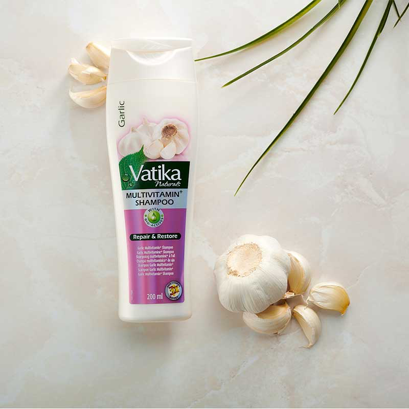Vatika Naturals Garlic Multi Vitamin+ Shampoo  400ml
