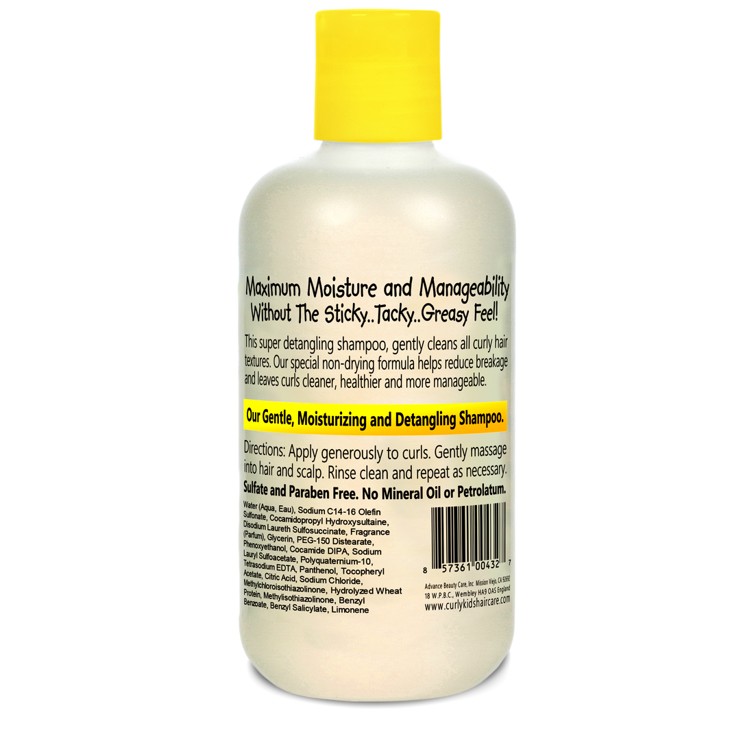 Curlykids Super Detangle Shampoo 236ml
