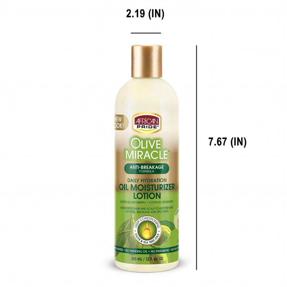 African Pride Olive Miracle Oil Moisturizing Lotion 355ml/12oz