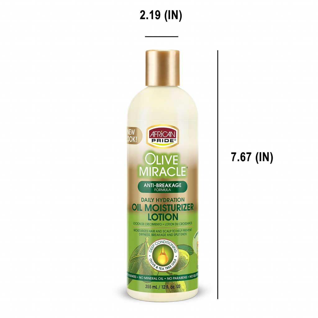 African Pride Olive Miracle Oil Moisturizing Lotion 355ml/12oz
