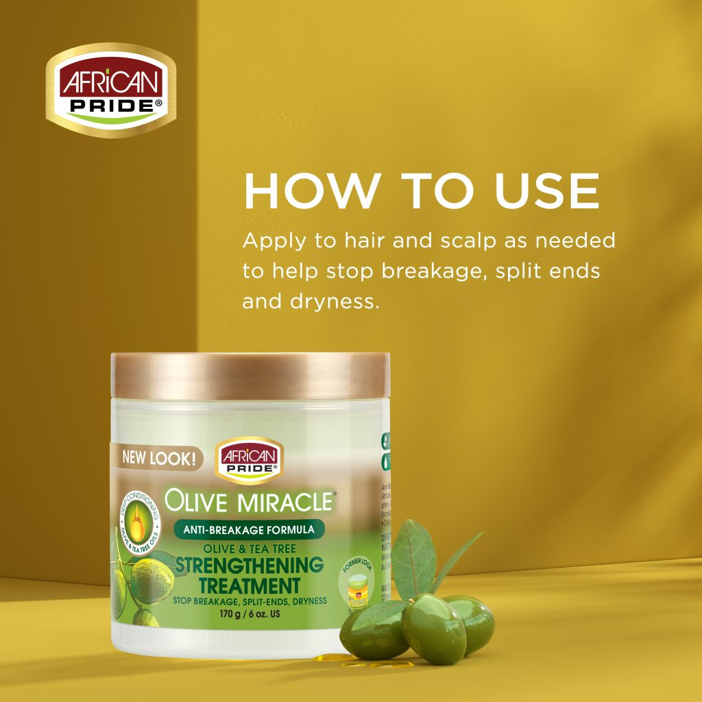 African Pride Olive Miracle Strengthening Treatment 170g/6oz