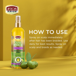 African Pride Olive Miracle Extra Braid Sheen Spray 355ml/12oz