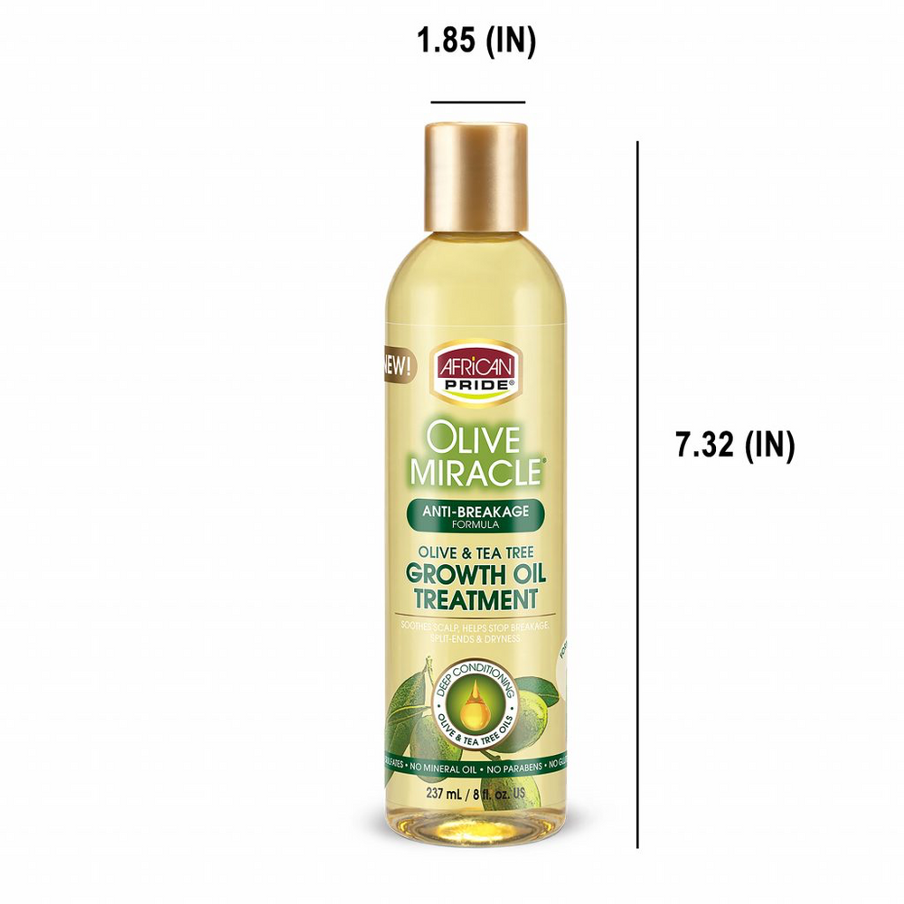 African Pride Olive Miracle Growth Oil Treatment 237ml/8oz