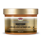 African Pride Black Castor Miracle Braid, Loc & Twist Gel  227g/8oz