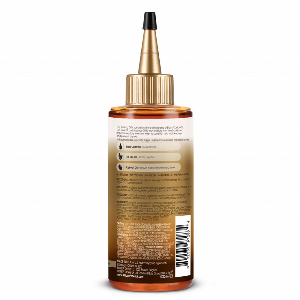African Pride Black Castor Miracle Sealing Oil 177ml/6oz