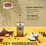 African Pride Black Castor Miracle Sealing Oil 177ml/6oz