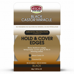 African Pride Black Castor Miracle Hold & Cover Edges (Black) 64g/2.25oz