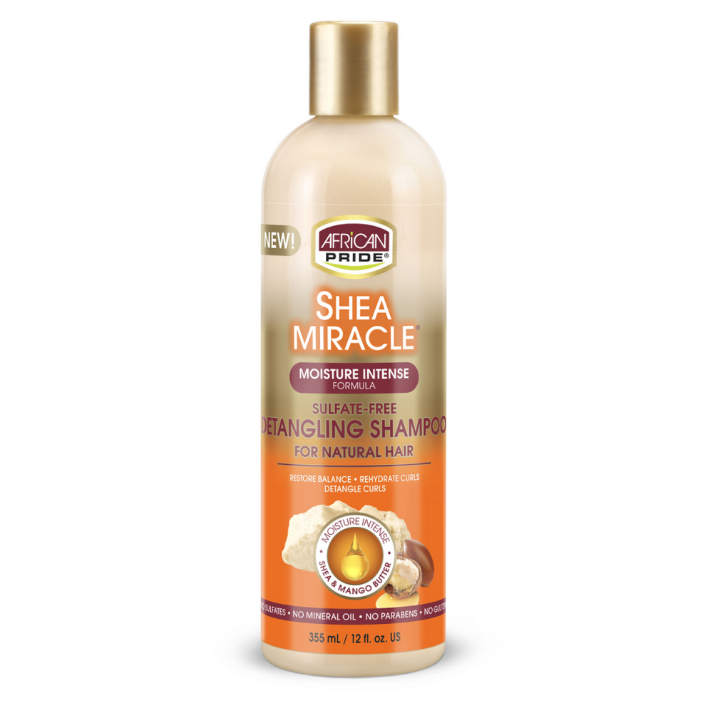 African Pride Shea Miracle Detangling Shampoo 355ml/12oz