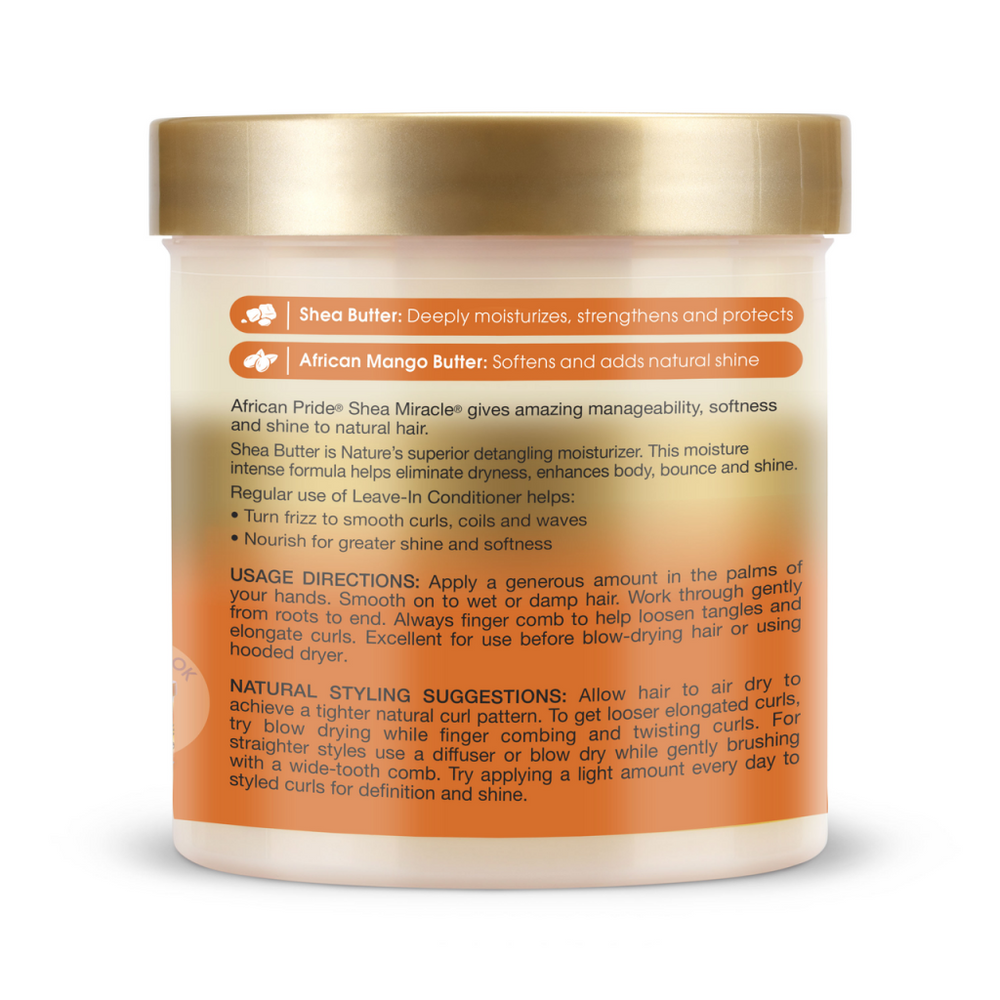 African Pride Shea Miracle Leave-In Conditioner 425g/15oz