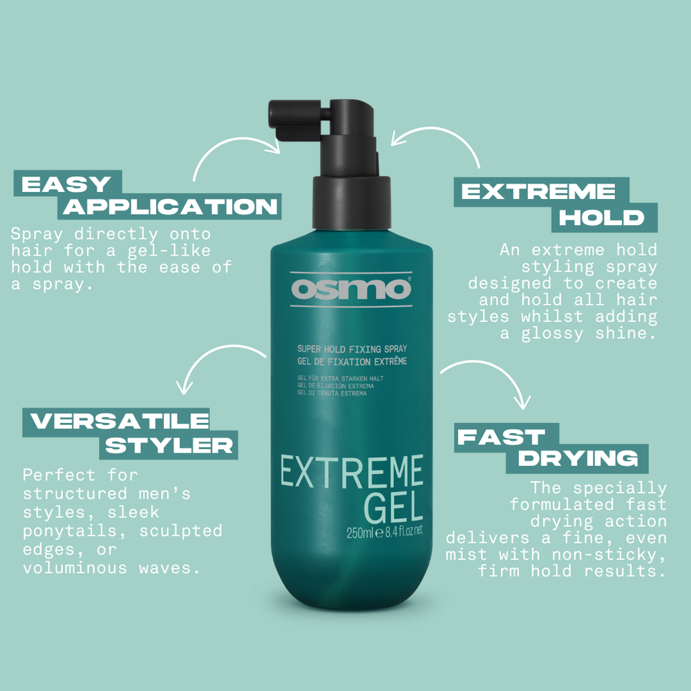 Osmo Extreme Extra Firm Gel Spray 250ml/8.4oz