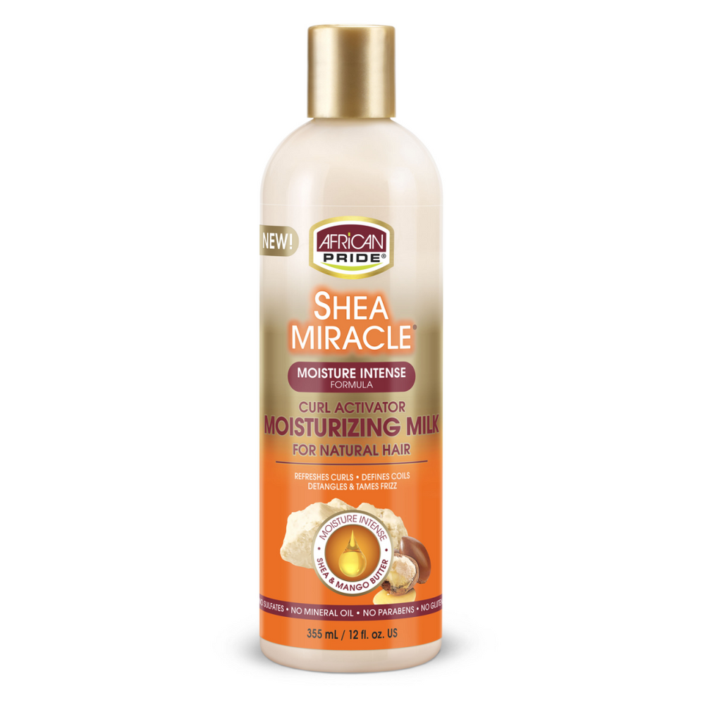 African Pride Shea Miracle Moisturizing Milk 355ml/12oz