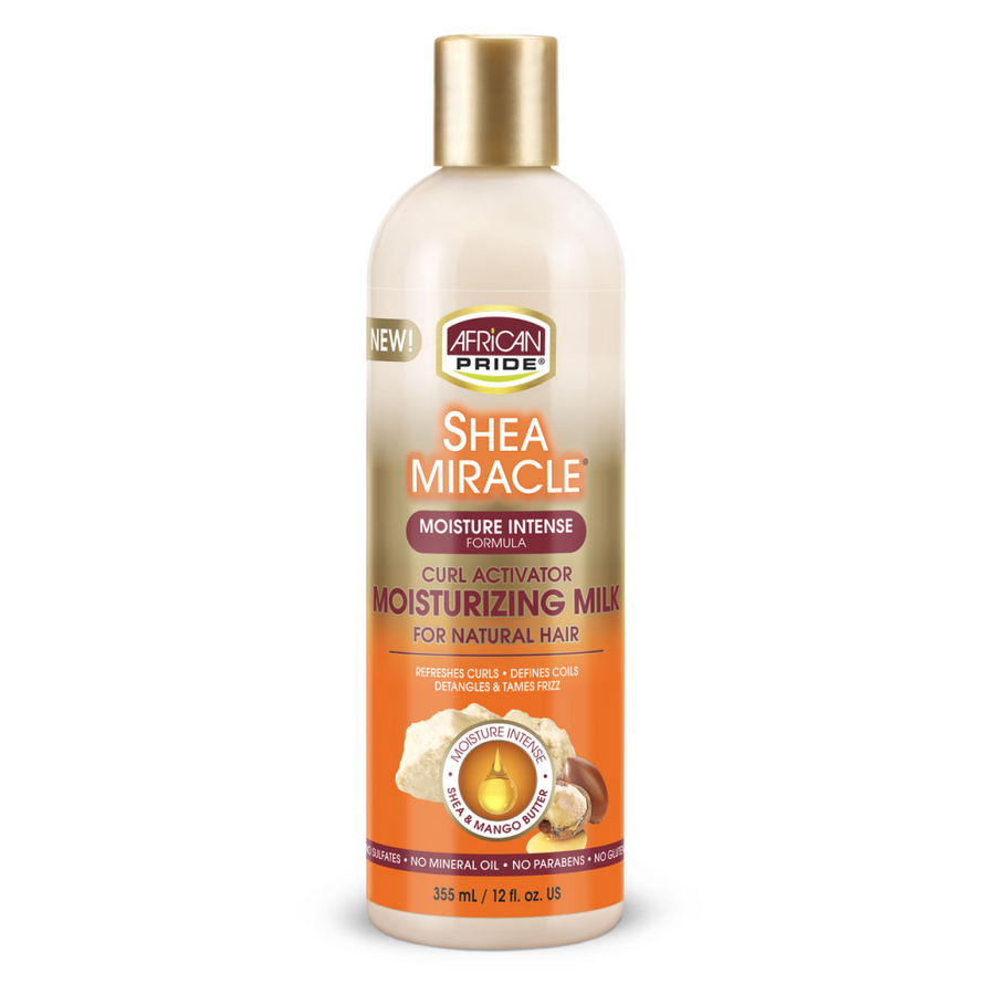African Pride Shea Miracle Moisturizing Milk 355ml/12oz