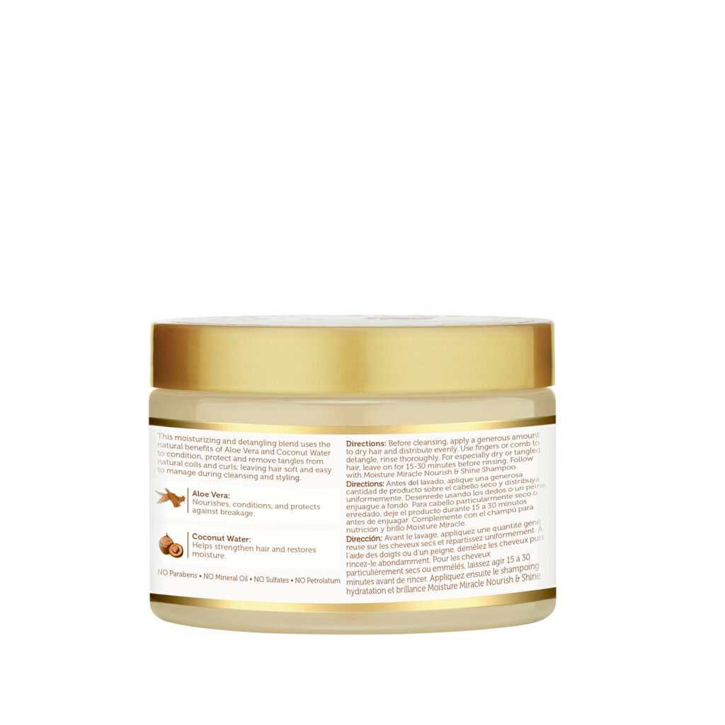 African Pride Moisture Miracle Aloe & Coconut Water Pre-Shampoo 340g/12oz