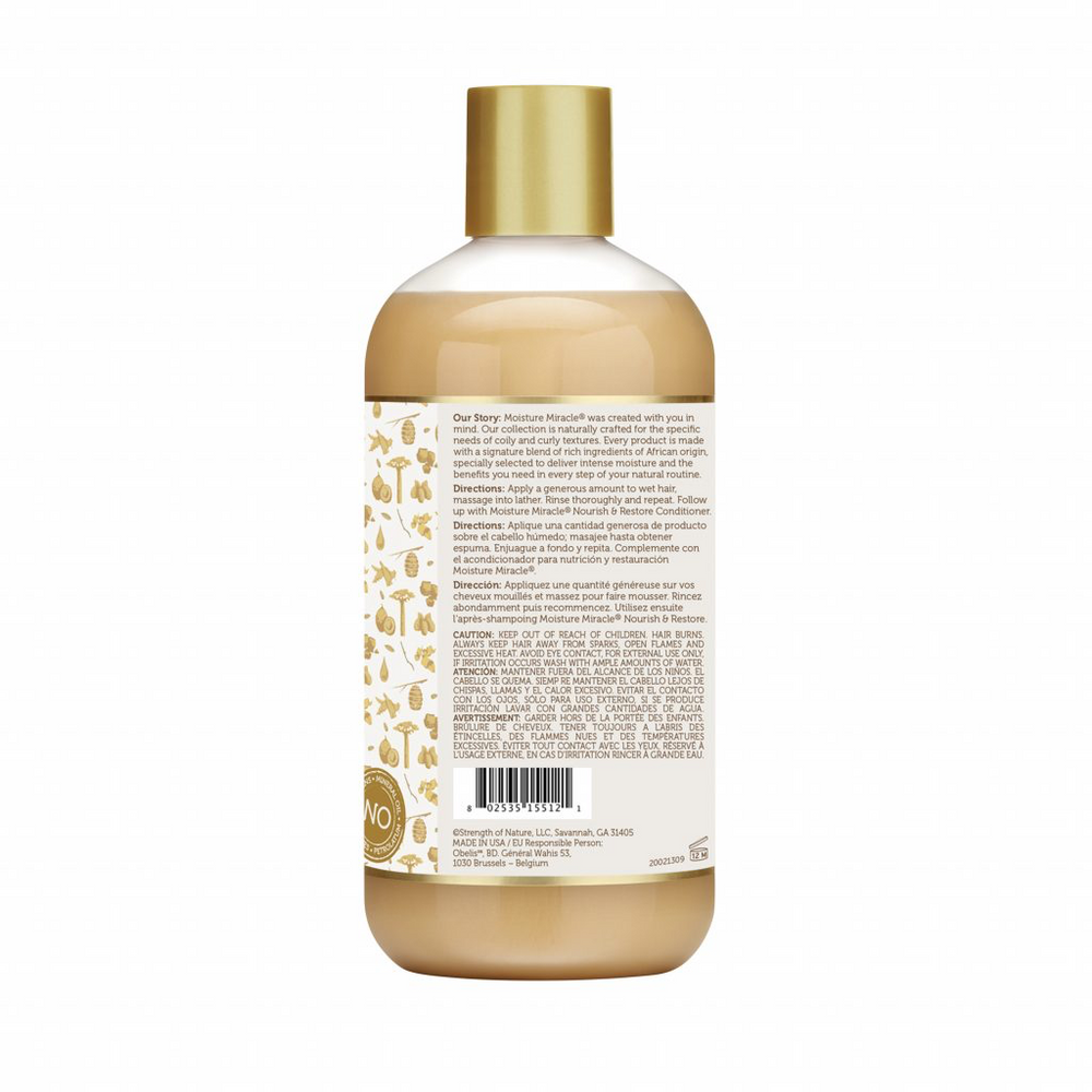 African Pride Moisture Miracle Honey & Coconut Oil Shampoo