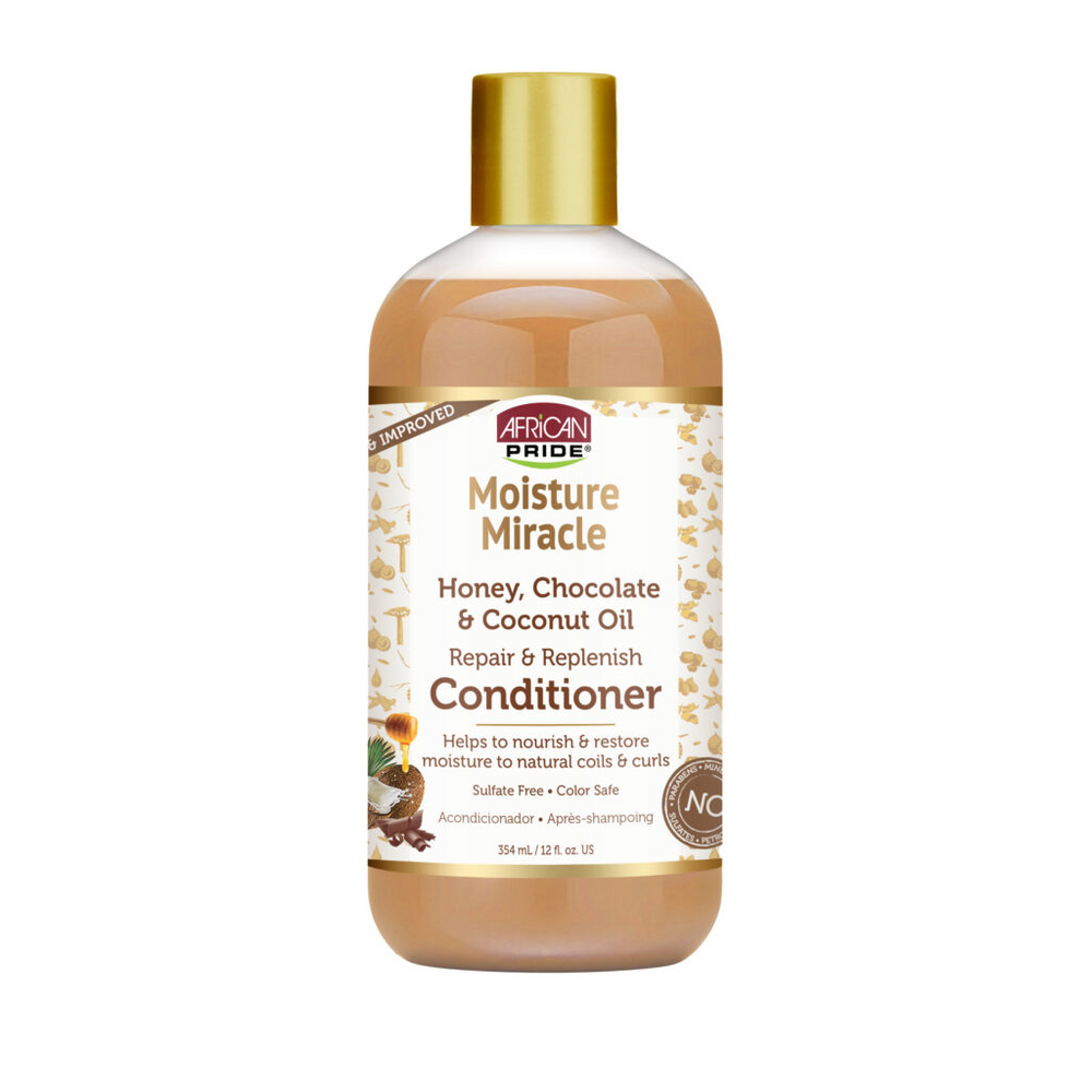 African Pride Moisture Miracle Honey, Chocolate & Coconut Oil Conditioner