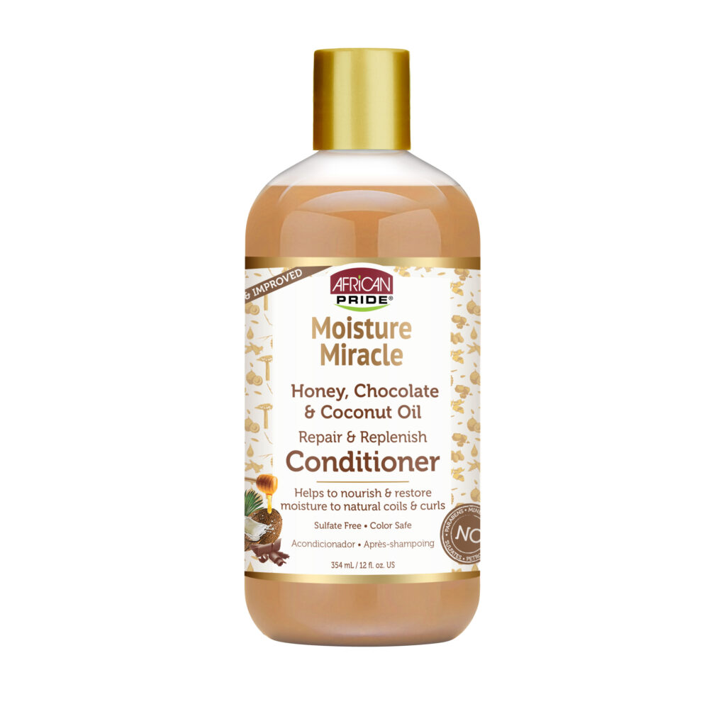 African Pride Moisture Miracle Honey, Chocolate & Coconut Oil Conditioner